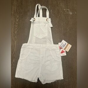 NWT UP BABY WHITE OVERALLS - Size 3 Years SKU:23